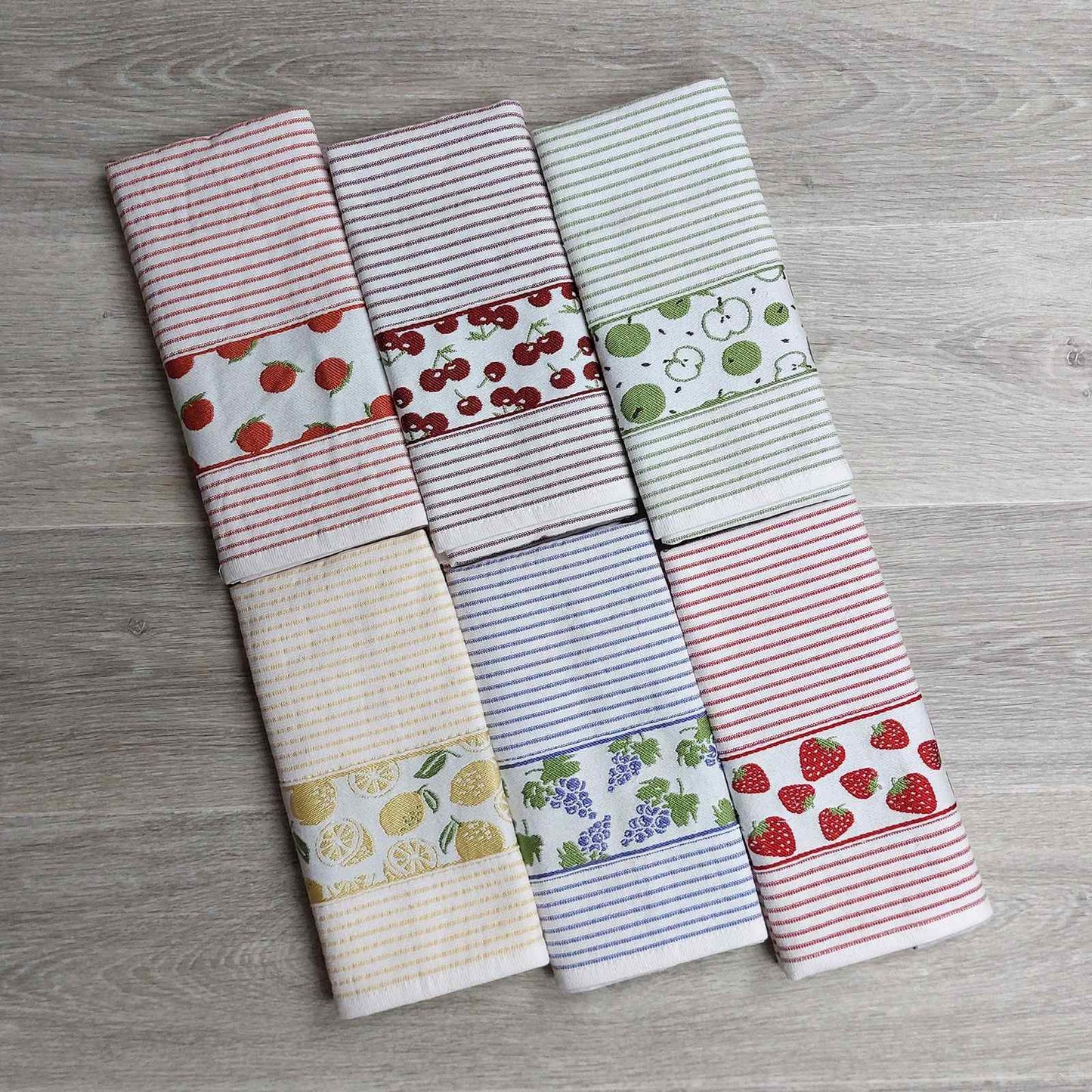 Set 6 pezzi Strofinacci in cotone con Spugna sul retro - Maison