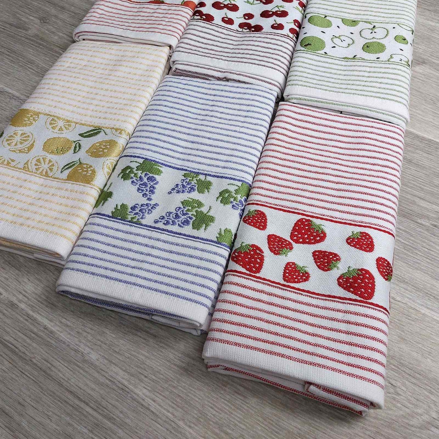 Set 6 pezzi Strofinacci in cotone con Spugna sul retro - Maison