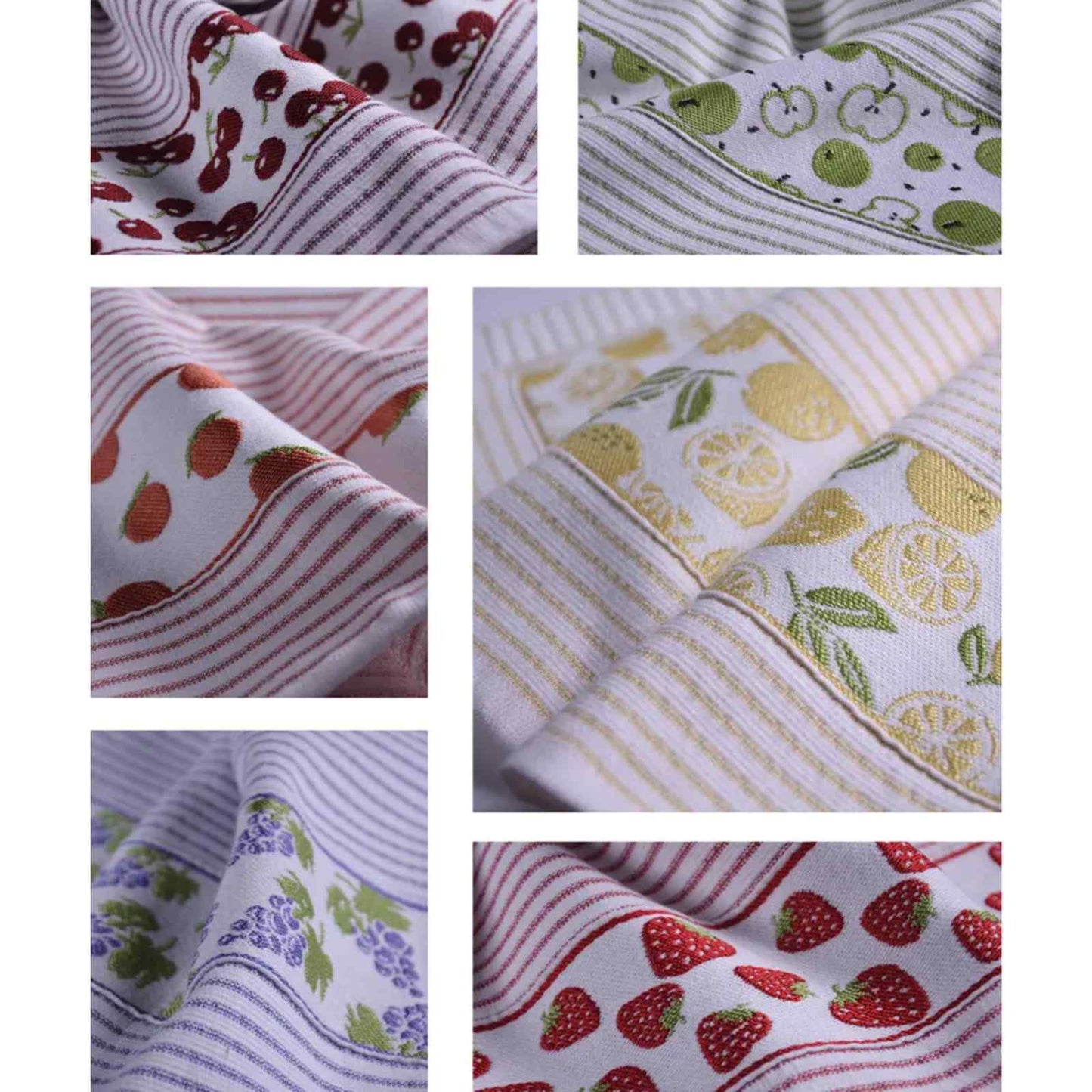 Set 6 pezzi Strofinacci in cotone con Spugna sul retro - Maison