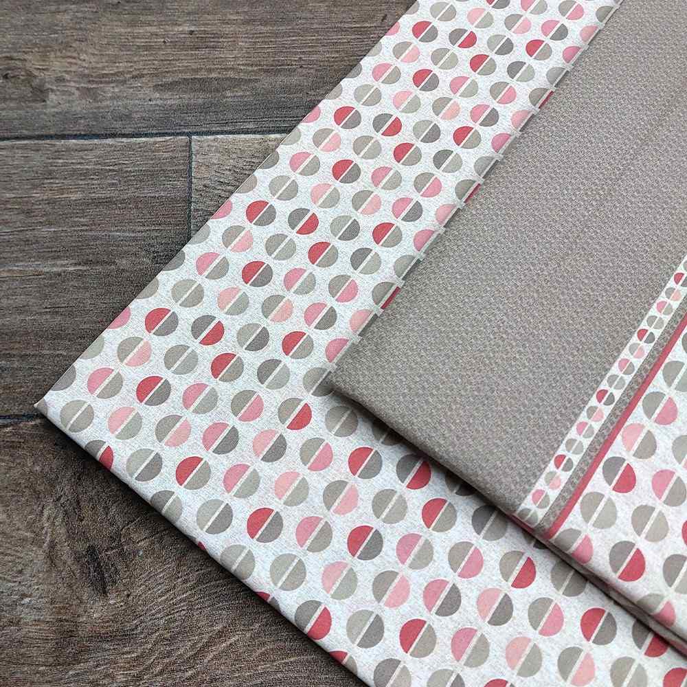 Completo lenzuola in Cotone dimensioni varie - M159 (Tortora)