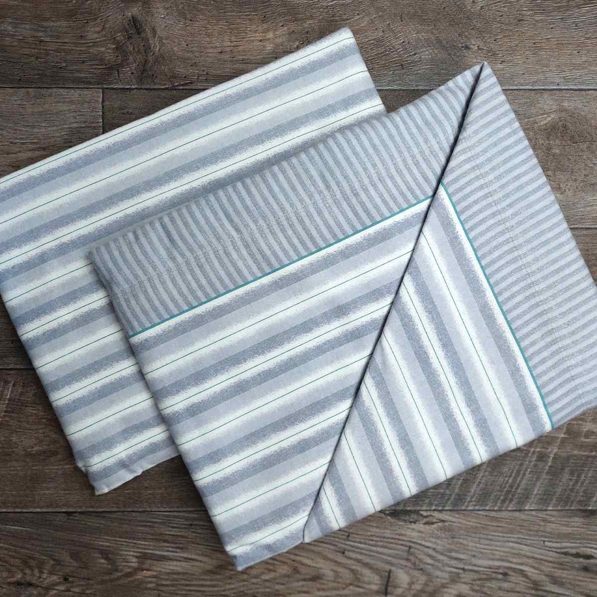 Completo Lenzuola in Flanella Matrimoniale - F100 (Grigio)