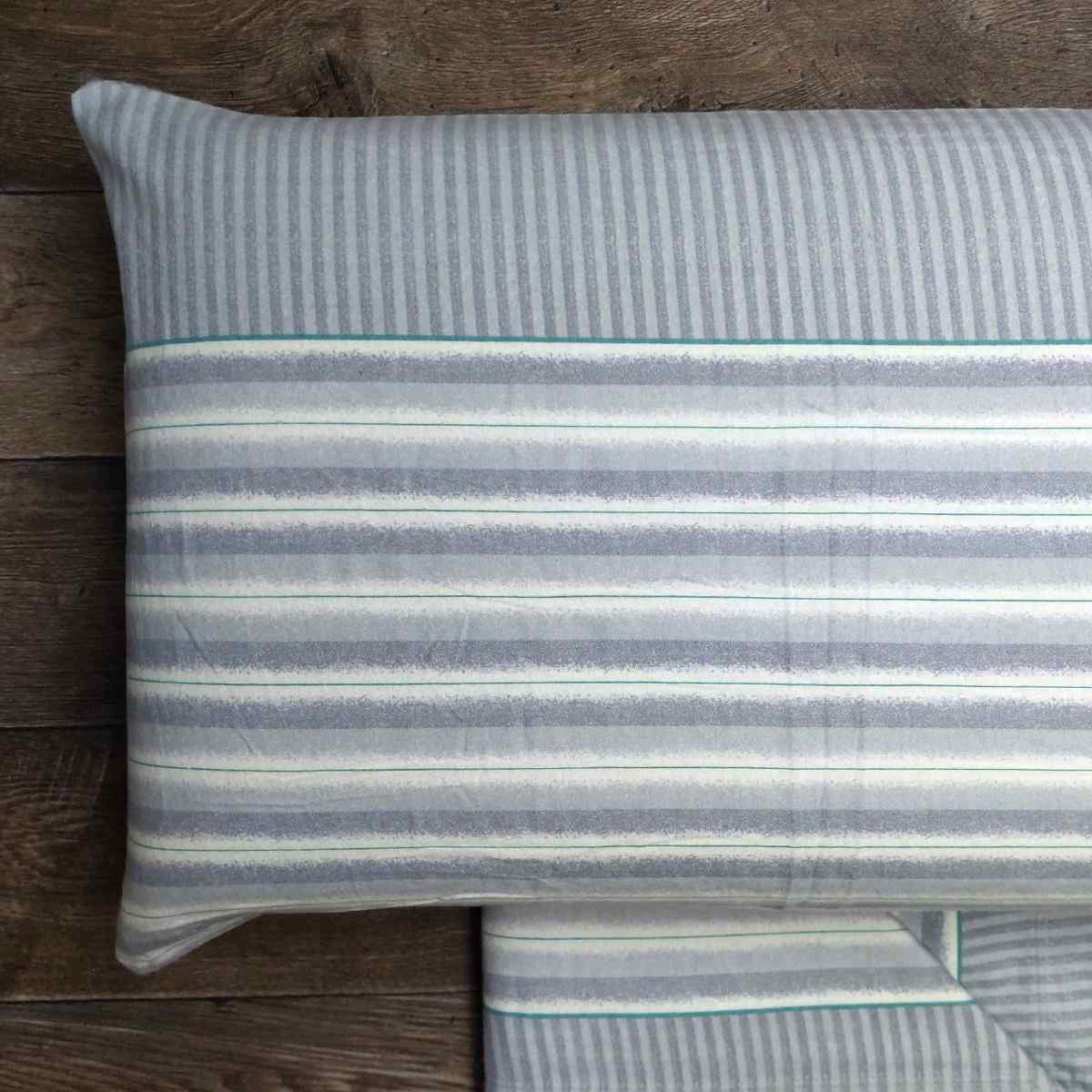 Completo Lenzuola in Flanella Matrimoniale - F100 (Grigio)