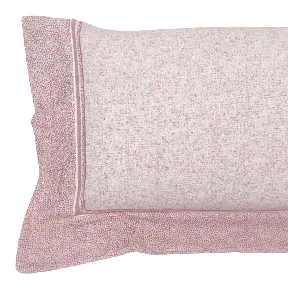 Completo Lenzuola in Flanella Matrimoniale - F118 (Rosa)