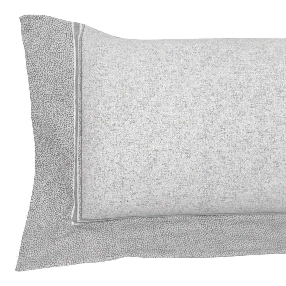 Completo Lenzuola in Flanella Matrimoniale - F118 (Grigio)