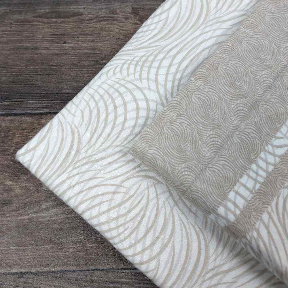 Completo Lenzuola in Flanella Matrimoniale - F117 (Beige)