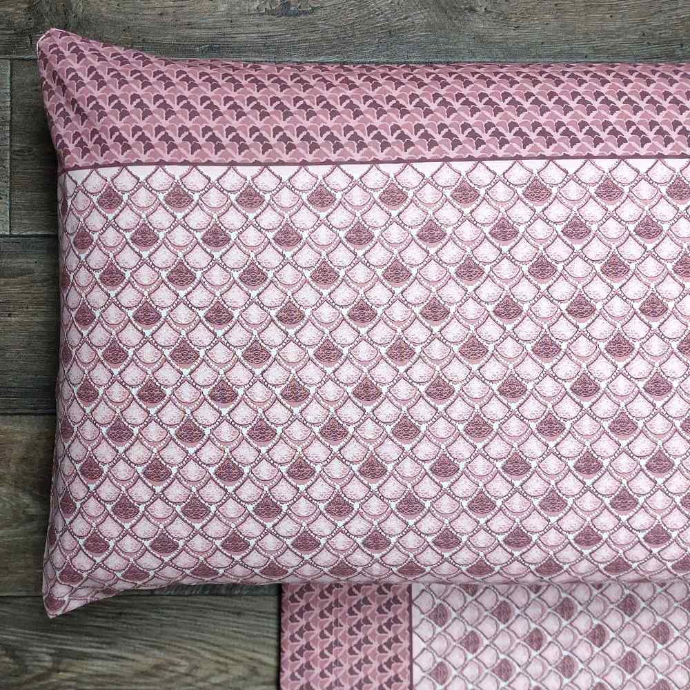 Completo lenzuola in Puro Cotone dimensioni varie - M153 (Rosa)