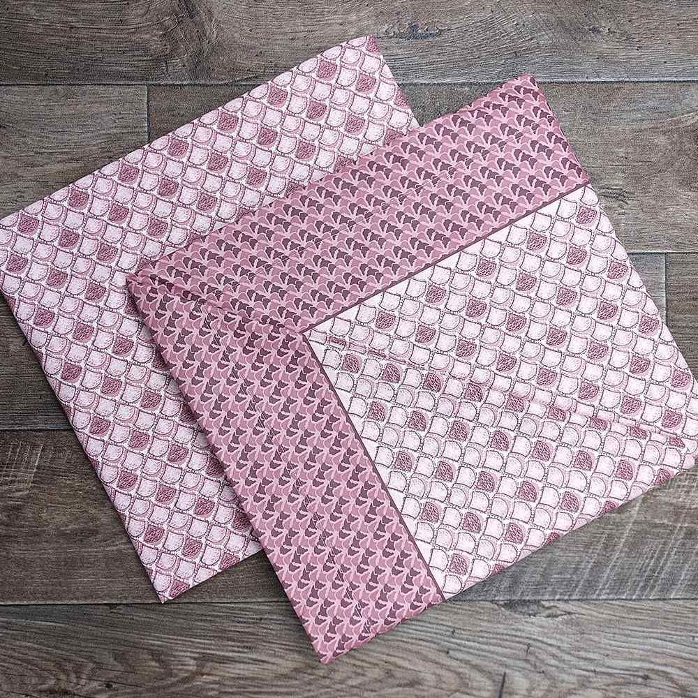 Completo lenzuola in Puro Cotone dimensioni varie - M153 (Rosa)