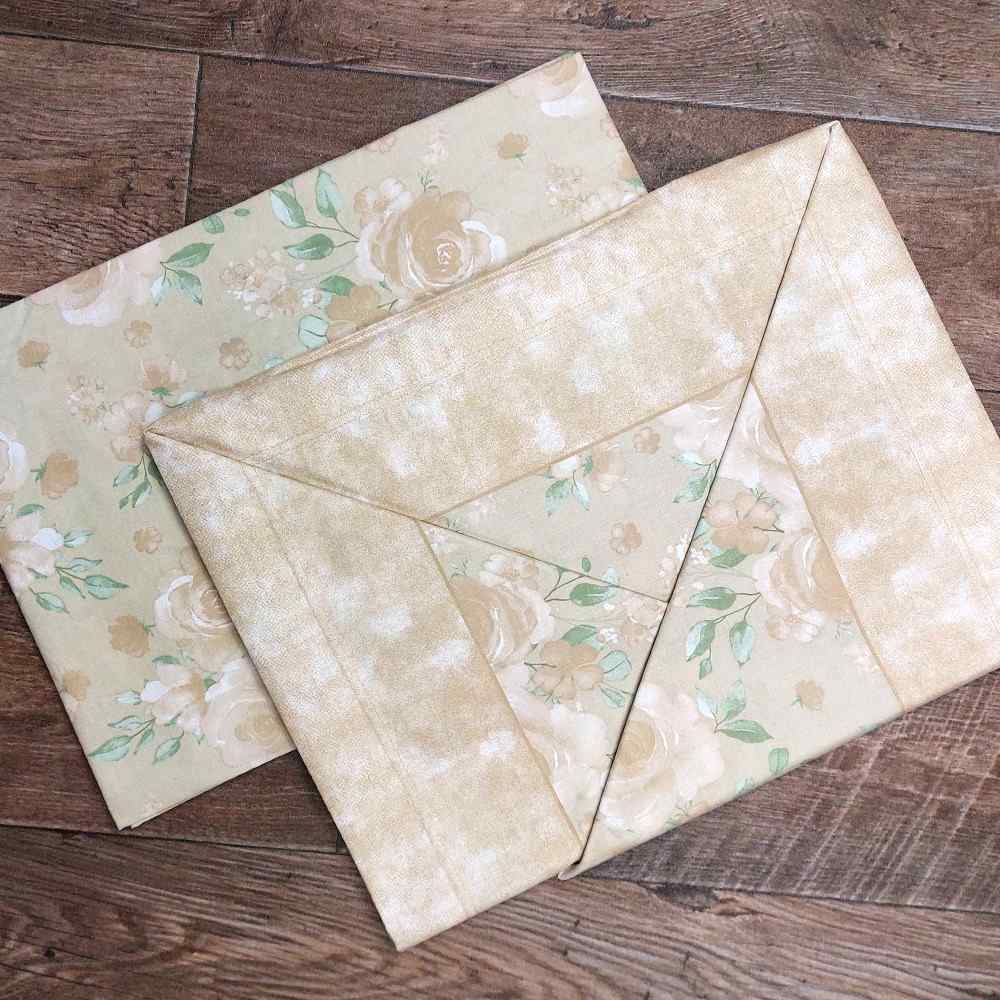 Completo Lenzuola in Puro Cotone Matrimoniale M120 (Beige)