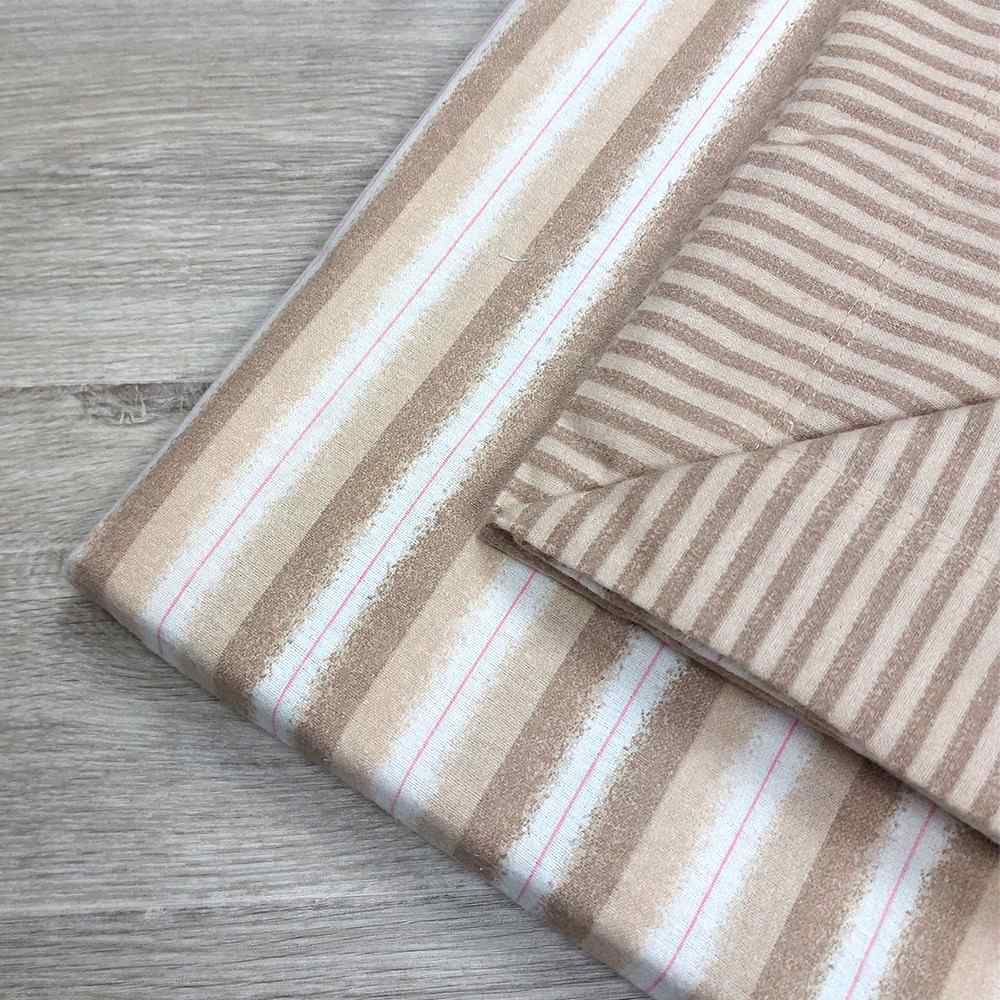 Completo Lenzuola in Flanella Matrimoniale - F100 (Beige)