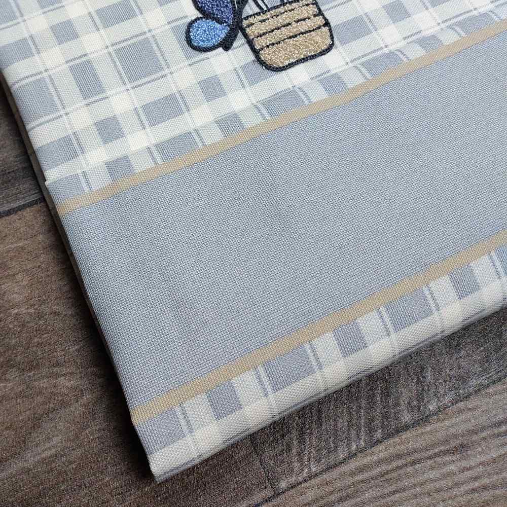 Tovaglia in Cotone con Ricamo x12 posti VINGI - Matilde 03