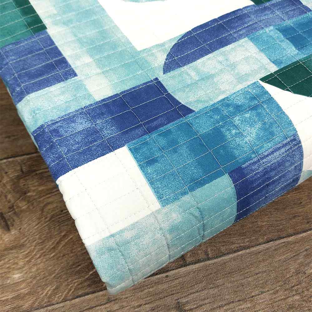 Trapuntino Stampato Lennart di Linea Oro - Blu