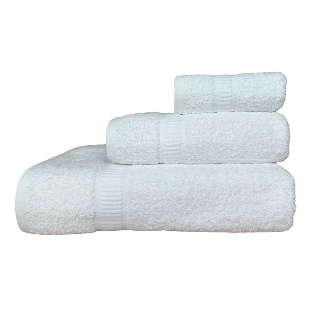 Set Asciugamani 3 Pezzi (Viso + Ospite + Telo) in Spugna 560gr - Nuvola