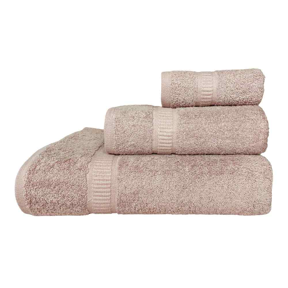 Set Asciugamani 3 Pezzi (Viso + Ospite + Telo) in Spugna 560gr - Nuvola