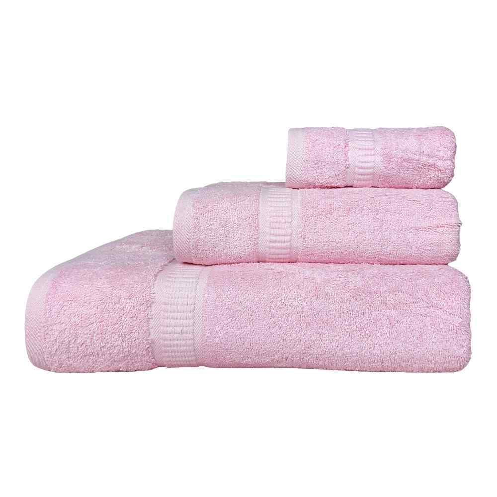 Set Asciugamani 3 Pezzi (Viso + Ospite + Telo) in Spugna 560gr - Nuvola